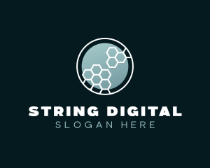 Modern Digital Data logo design