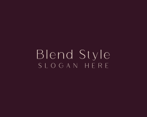 Elegant Minimalist Style logo design