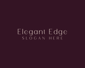 Elegant Minimalist Style logo design