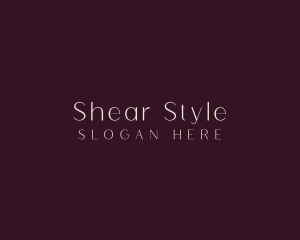 Elegant Minimalist Style logo design