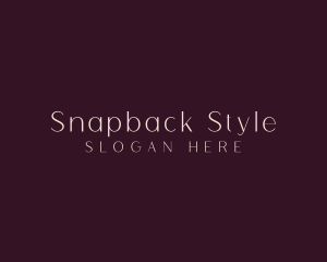 Elegant Minimalist Style logo design