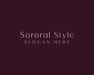 Elegant Minimalist Style logo design