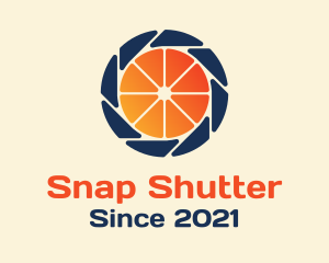 Camera Shutter Orange  logo
