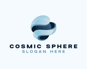 3D Sphere Globe  logo design