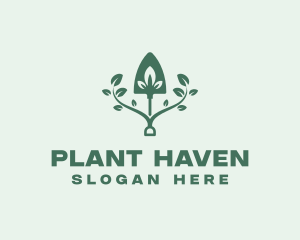 Plant Shovel Landscaping logo design