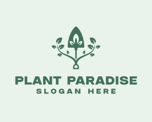 Plant Shovel Landscaping logo design