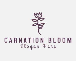 Elegant Rose Floral logo design