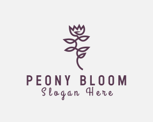 Elegant Rose Floral logo design