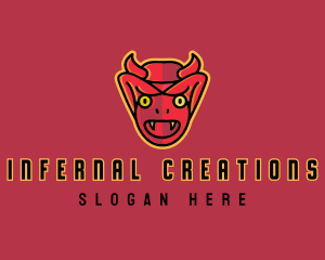 Scary Devil Mask logo design