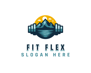 Mountain Gym Fitness logo design