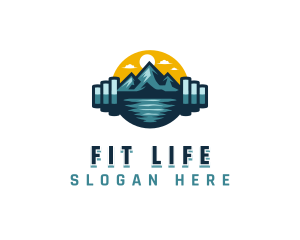 Mountain Gym Fitness logo design