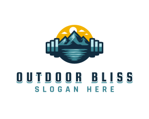 Mountain Gym Fitness logo design