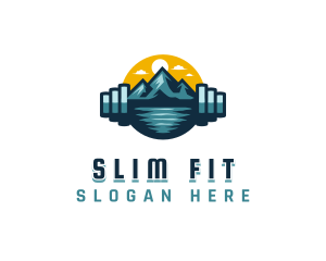 Mountain Gym Fitness logo design