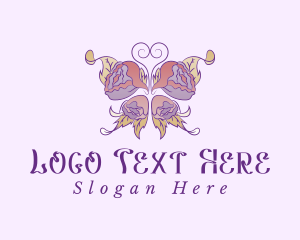 Beautiful Butterfly Rose logo