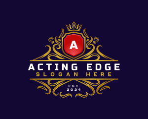 Regal Elegant Crest logo design