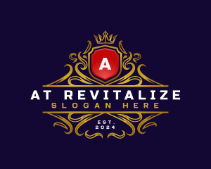 Regal Elegant Crest logo design