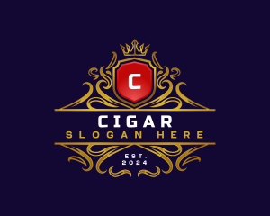 Regal Elegant Crest logo design