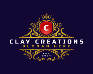 Regal Elegant Crest logo design