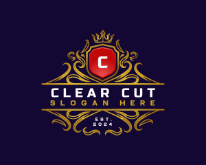 Regal Elegant Crest logo design