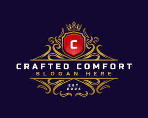 Regal Elegant Crest logo design