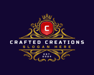 Regal Elegant Crest logo design