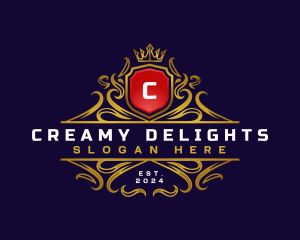 Regal Elegant Crest logo design