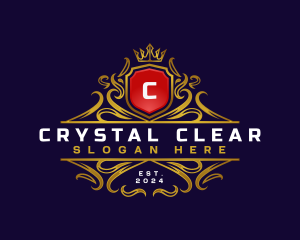 Regal Elegant Crest logo design