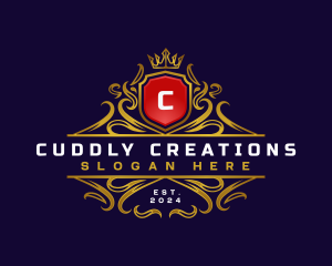 Regal Elegant Crest logo design