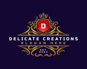 Regal Elegant Crest logo design