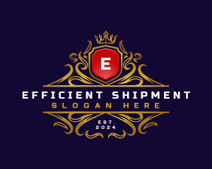 Regal Elegant Crest logo design