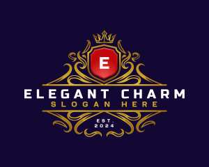 Regal Elegant Crest logo design