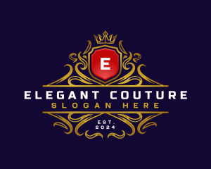 Regal Elegant Crest logo design