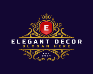 Regal Elegant Crest logo design