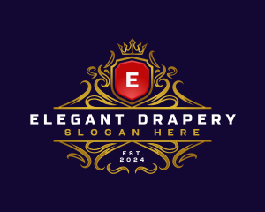 Regal Elegant Crest logo design