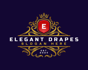 Regal Elegant Crest logo design