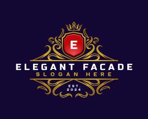 Regal Elegant Crest logo design