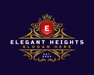 Regal Elegant Crest logo design