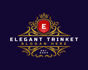 Regal Elegant Crest logo design