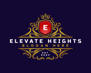 Regal Elegant Crest logo design