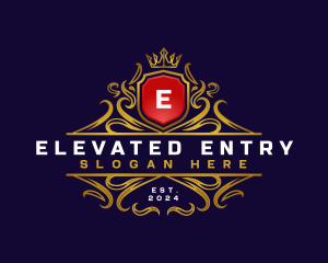 Regal Elegant Crest logo design