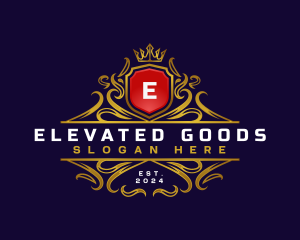 Regal Elegant Crest logo design