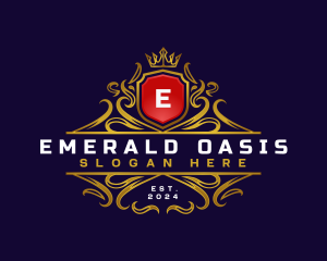 Regal Elegant Crest logo design