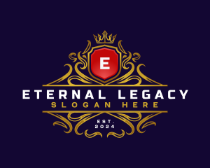 Regal Elegant Crest logo design