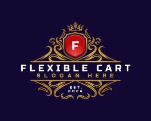 Regal Elegant Crest logo design