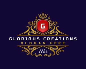 Regal Elegant Crest logo design