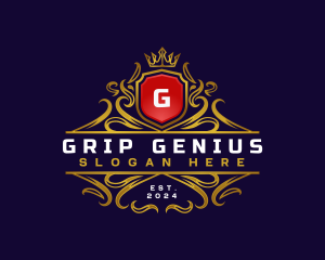 Regal Elegant Crest logo design