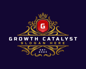 Regal Elegant Crest logo design