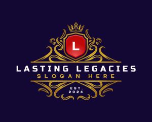 Regal Elegant Crest logo design