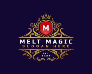 Regal Elegant Crest logo design