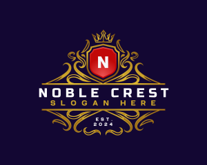 Regal Elegant Crest logo design